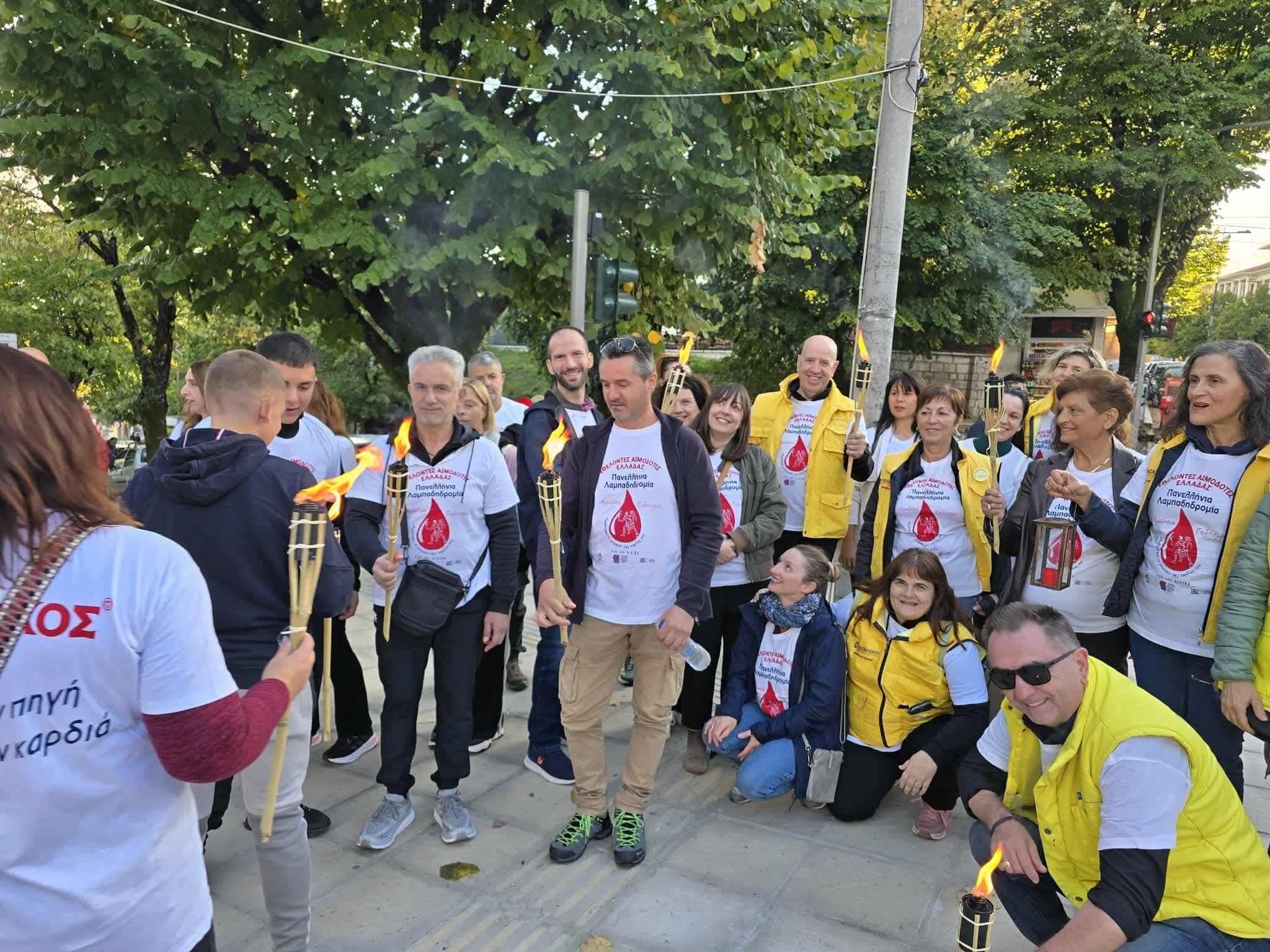 Η 23η Λαμπαδηδρομία Εθελοντών Αιμοδοτών στα Ιωάννινα!