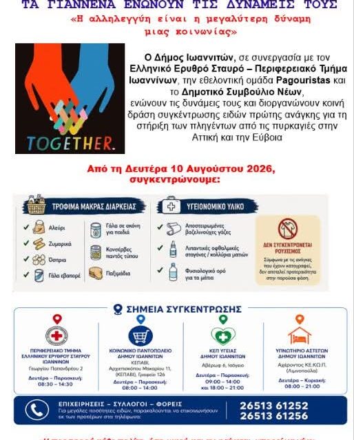 Κάλεσμα αλληλεγγύης!