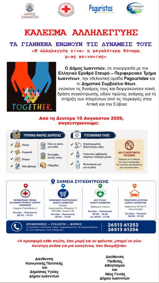 Κάλεσμα αλληλεγγύης!